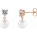 Heart & Pearl Earrings
