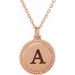 Engravable Rope Necklace or Charm/Pendant