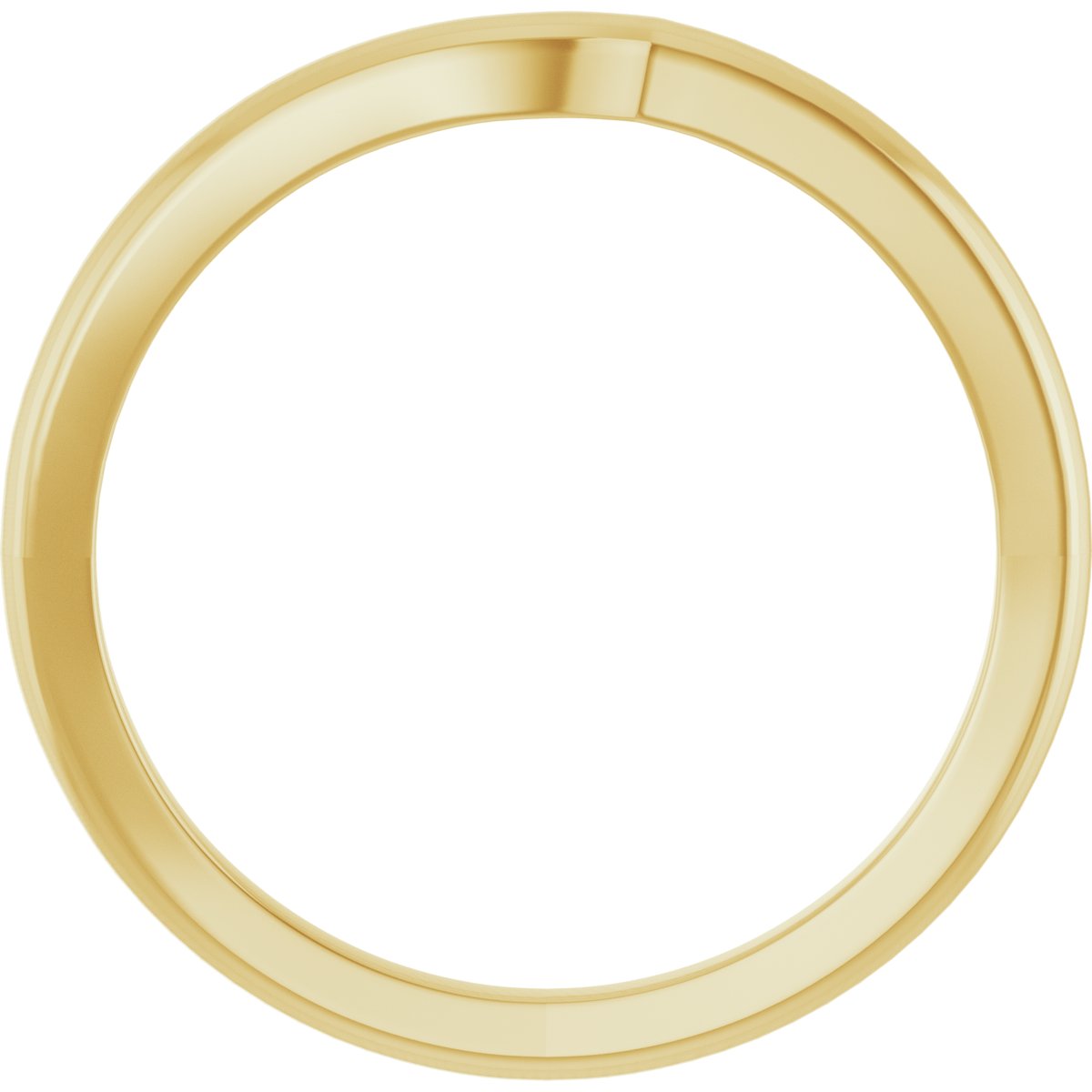 Half Bezel Solitaire Engagement Ring or Band