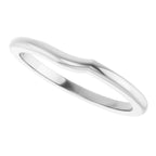 Half Bezel Solitaire Engagement Ring or Band
