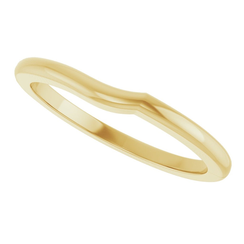 Half Bezel Solitaire Engagement Ring or Band