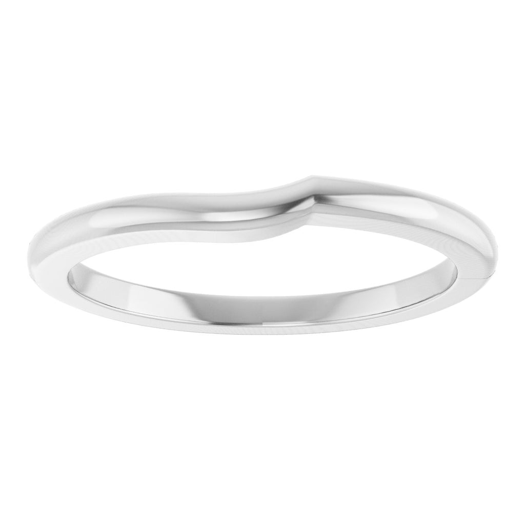Half Bezel Solitaire Engagement Ring or Band