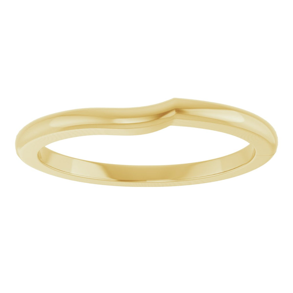 Half Bezel Solitaire Engagement Ring or Band
