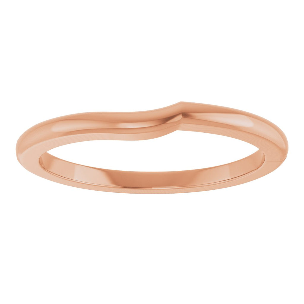 Half Bezel Solitaire Engagement Ring or Band