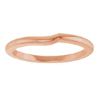 Half Bezel Solitaire Engagement Ring or Band