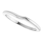 Half Bezel Solitaire Engagement Ring or Band