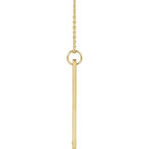 Engravable Bar Necklace or Pendant