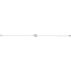 Interlocking Hearts Link Bracelet