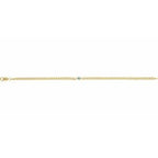 Bezel-Set Solitaire Curb Link Bracelet