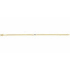 Bezel-Set Solitaire Curb Link Bracelet