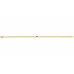 Bezel-Set Solitaire Curb Link Bracelet