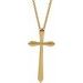 Elongated Cross Necklace or Pendant