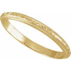 Milgrain Geometric Band
