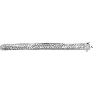 Pavé-Style Bangle Bracelet