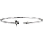 Pavé-Style Bangle Bracelet