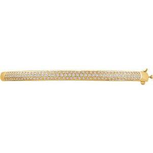 Pavé-Style Bangle Bracelet