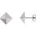 Pyramid Stud Earrings