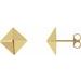 Pyramid Stud Earrings