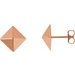 Pyramid Stud Earrings