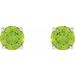 Round 4-Prong Stud Earrings