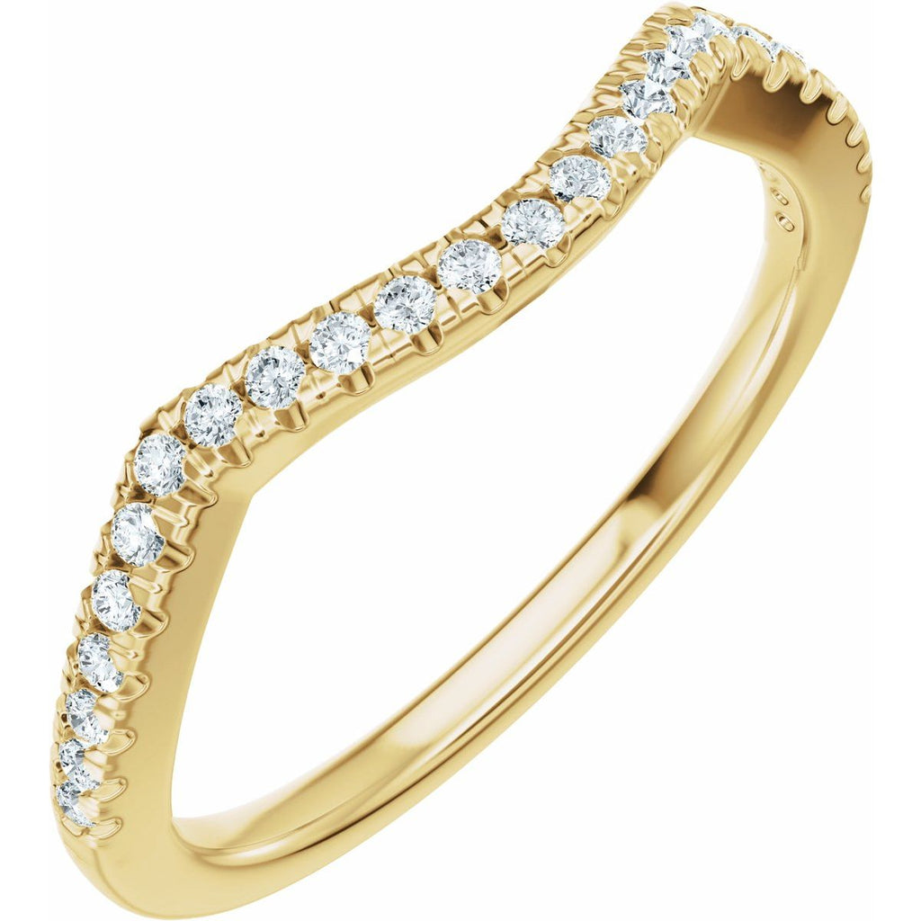 Accented Criss-Cross Engagement Ring or Band
