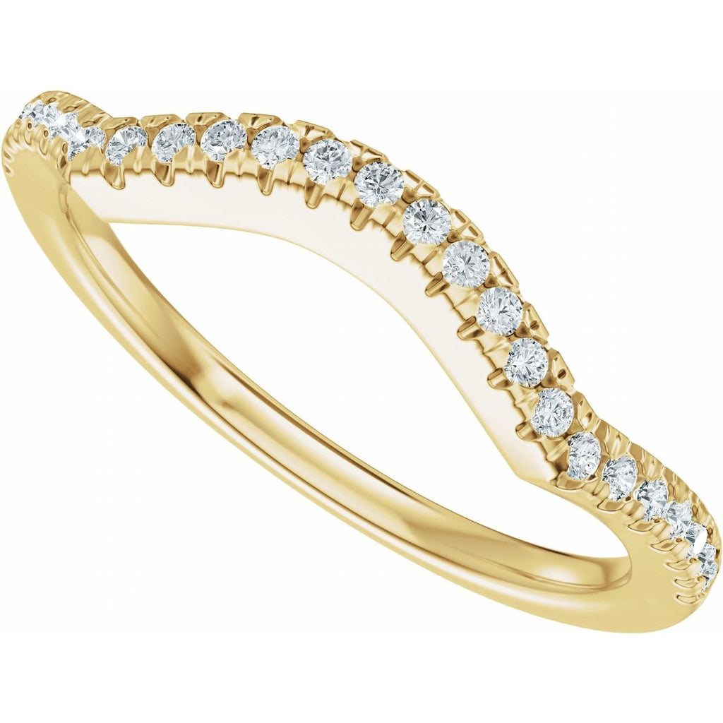 Accented Criss-Cross Engagement Ring or Band