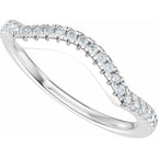 Accented Criss-Cross Engagement Ring or Band