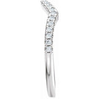 Accented Criss-Cross Engagement Ring or Band