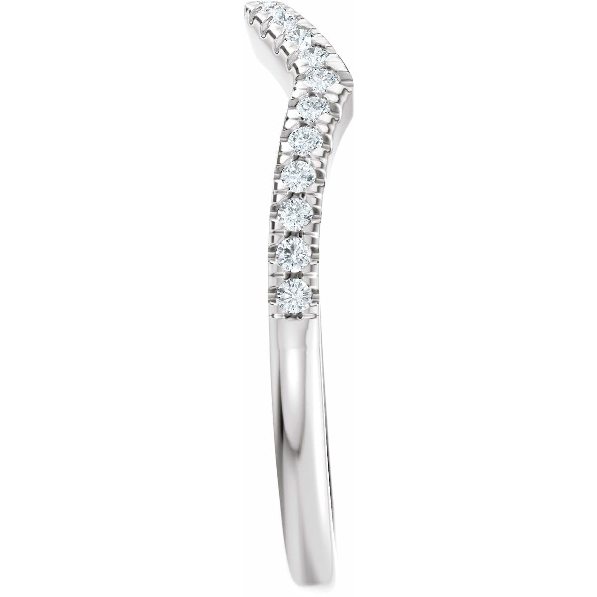 Accented Criss-Cross Engagement Ring or Band