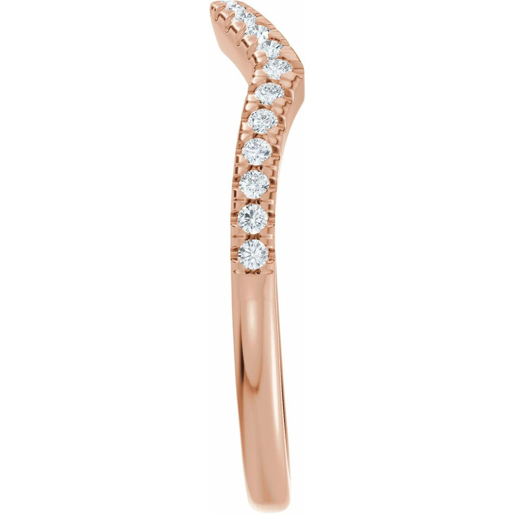 Accented Criss-Cross Engagement Ring or Band