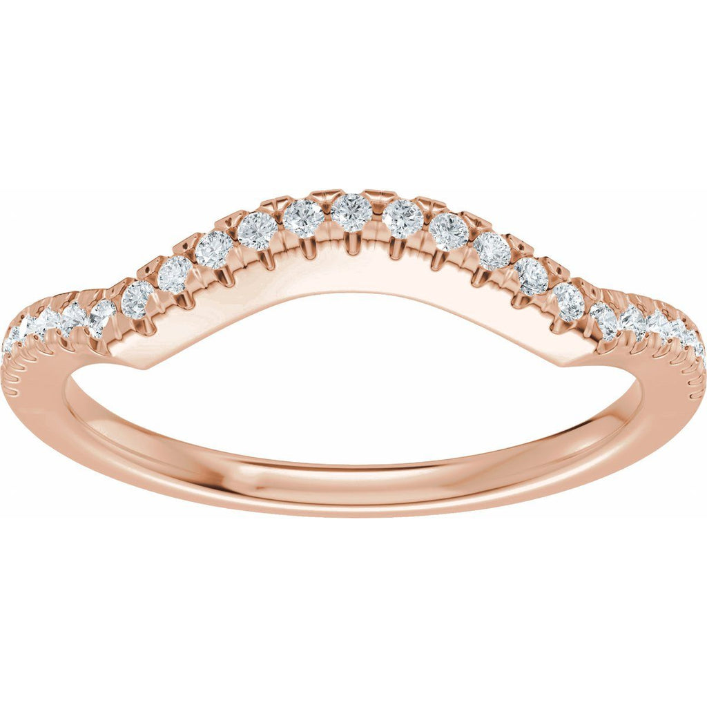 Accented Criss-Cross Engagement Ring or Band