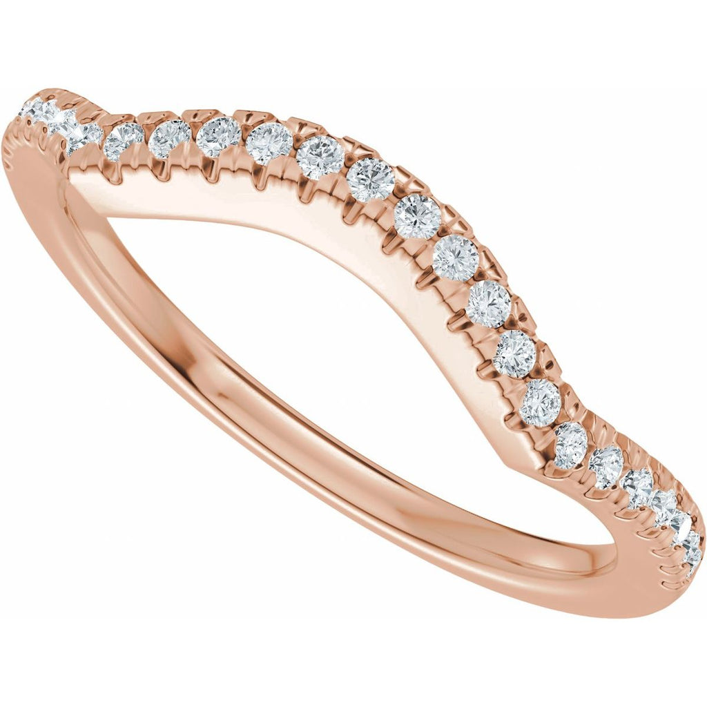 Accented Criss-Cross Engagement Ring or Band