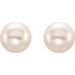 Button Pearl Stud Earrings