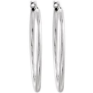 Tube Hoop Earrings