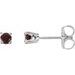 Round 4-Prong Stud Earrings