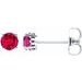 Round 4-Prong Scroll Setting® Stud Earrings