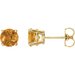 Round 4-Prong Stud Earrings
