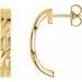 J-Hoop Earrings