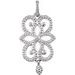 Floral Granulated Necklace or Pendant