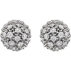 Cluster Ball Stud Earrings