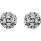 Cluster Ball Stud Earrings