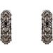 Pavé-Style Hoop Earrings