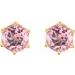 Round 6-Prong Crown Stud Earrings