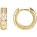 Accented Huggie Earrings