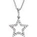 Accented Petite Star Necklace