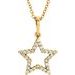 Accented Petite Star Necklace