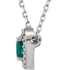 Halo-Style Necklace or Pendant
