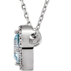 Halo-Style Necklace or Pendant