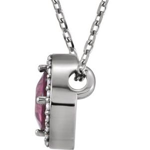 Halo-Style Necklace or Pendant