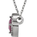 Halo-Style Necklace or Pendant